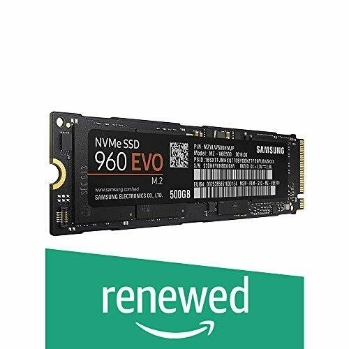 Samsung 960 EVO Series - 500GB NVMe - M.2 Internal SSD (MZ-V6E500BW) ( Refurbished)