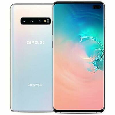 Samsung Galaxy S10+ Factory Unlocked Phone with 128GB (U.S. Warranty), Prism White ( Refurbished)