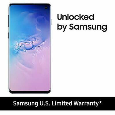 Samsung Galaxy S10 Factory Unlocked Phone with 128GB (U.S. Warranty), Prism Blue (Certified Refurbished)