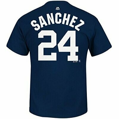 Gary Sanchez New York Yankees Youth Navy Name and Number Player T-shirt