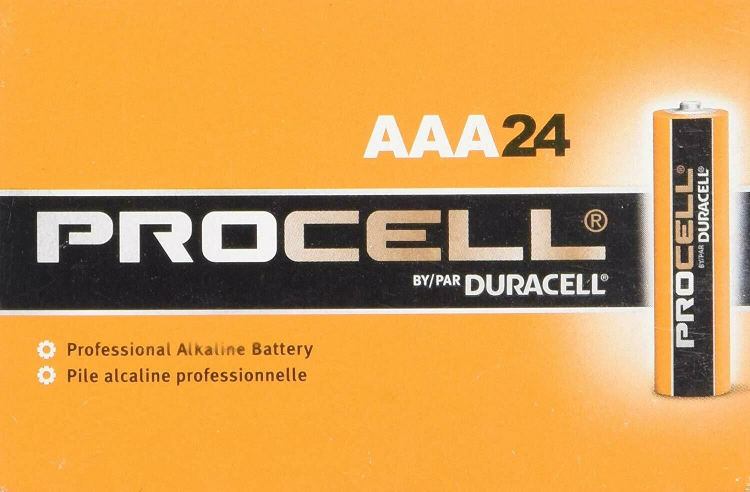 Duracell 32-MA92-DH0O Procell Alkaline Battery, AAA (Pack of 24)