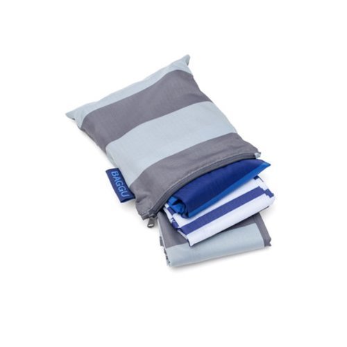 BAGGU X3 Reusable Shopping Bags, Stripes (set of 3)