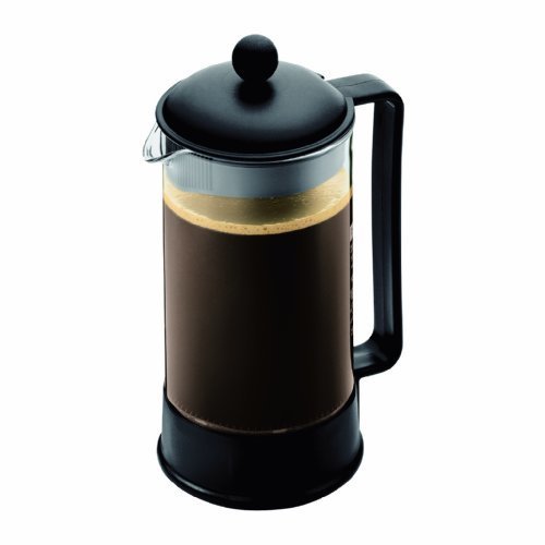 Bodum BRAZIL Coffee Maker, French Press Coffee Maker, Black, 34 Ounce (8 Cup)