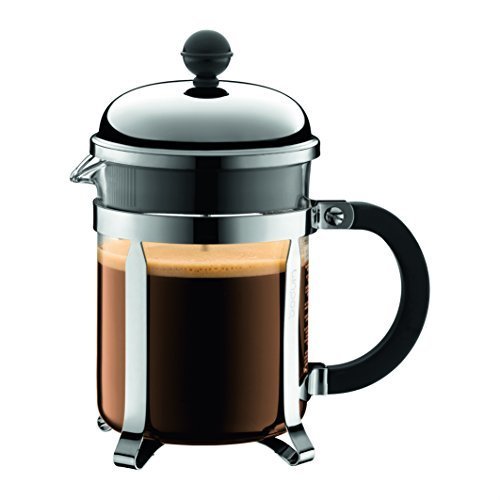 Bodum Chambord 4 Cup French Press Coffee Maker, 17-Ounce, Chrome