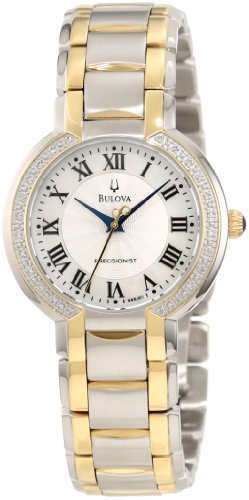 Bulova Women&#39;s 98R161 FAIRLAWN Diamond bezel Watch