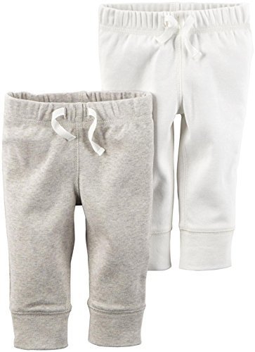 Carter&#39;s Unisex Baby Bottoms, Ivory, 3 Months