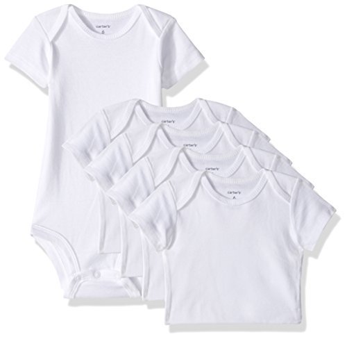 Carter&#39;s Baby Multi-Pk Bodysuits 126g387, White, 18 Months