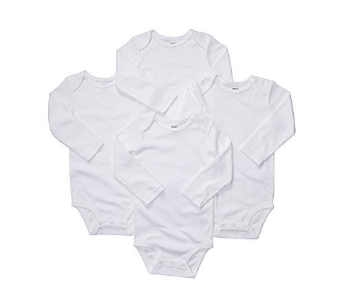 Carter&#39;s Unisex Baby White Multi-Pack Bodysuits 126g388, 18 Months
