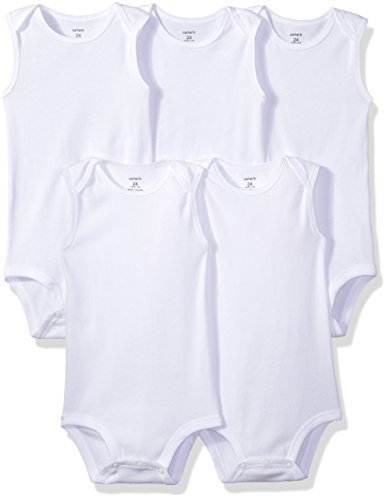 Carter&#39;s Baby Multi-Pk Bodysuits 126g386, White, 24 Months