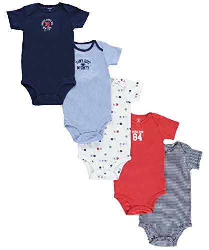 Carter&#39;s Baby Boys Multi-Pack Bodysuits, Assorted, 24 Months