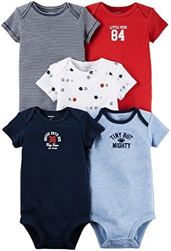 Carter&#39;s Baby Boys&#39; Multi-Pk Bodysuits 126g402, Multi Sports, 3 Months