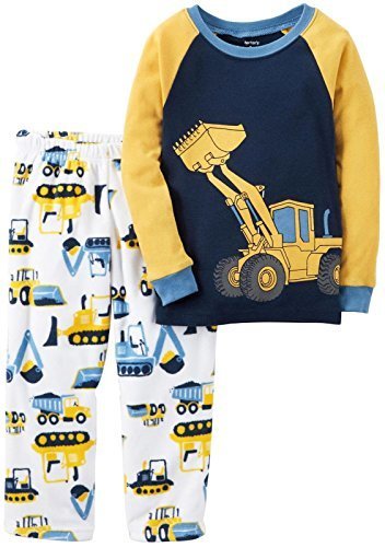 Carter&#39;s Boys 2 Pc Fleece 387g071, Print, 12