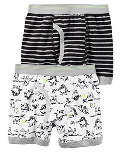 Carter&#39;s Little Boys&#39; Boxer Brief 2-pack (2-3T, Dino 2)