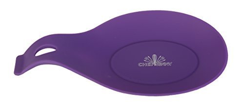 Silicone Spoon Rest Purple