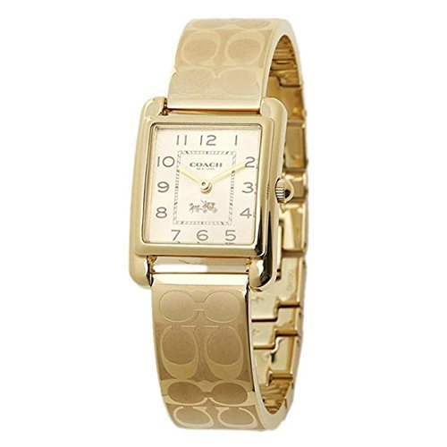 COACH Women&#39;s Page Bangle Watch Gold/Gold Plated Watch