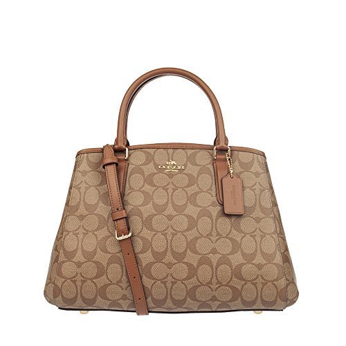 Coach Women&#39;s Shoulder Inclined Shoulder Handbag F58310 (Khaki brown IMBDX)