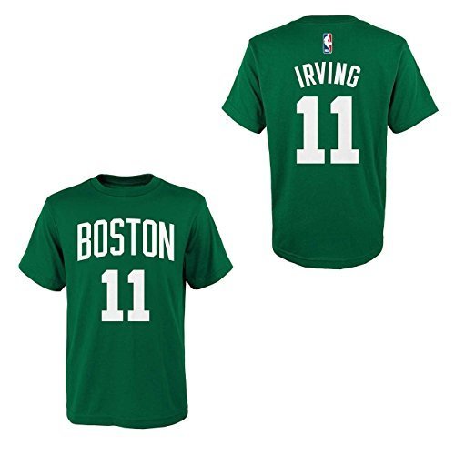 Kyrie Irving Boston Celtics Green Player Name &amp; Number Tee Youth Small (size 8)