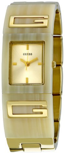 GUESS Women&#39;s W12107L2 Flair Champagne Dial Watch