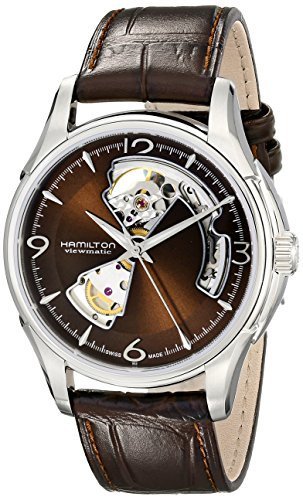 Hamilton Men's H32565595 Open Heart Marron Open Dial Watch