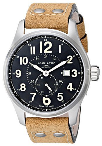 Hamilton Men's H70655733 Khaki Officer GMT Watch