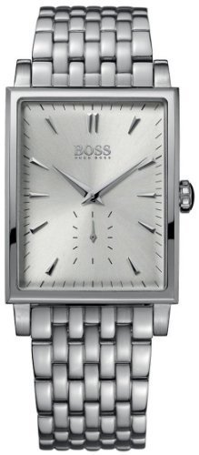 Hugo Boss Silver Dial Stainless Steel Mens Watch 1512787