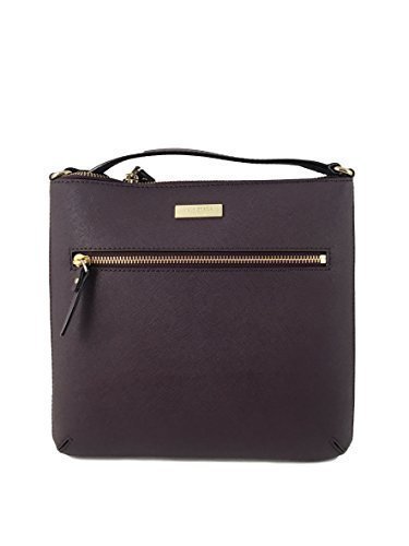 Kate Spade New York Rima Laurel Way Leather Crossbody Bag in Mahogany