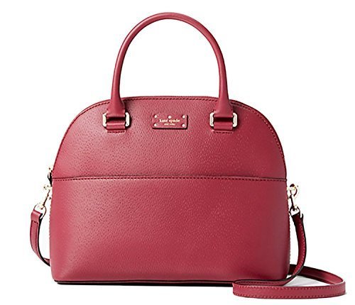 Kate Spade Grove Street Carli Leather Crossbody Bag Purse Satchel Shoulder Bag (Rioja) …