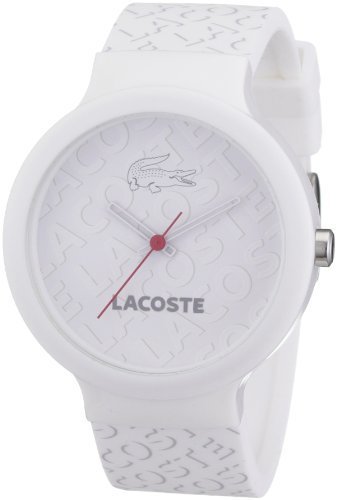 Lacoste Goa White Dial Polyurethane Strap Unisex Watch 2010547