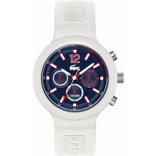 Lacoste Men&#39;s BORNEO 2010705 White Watch