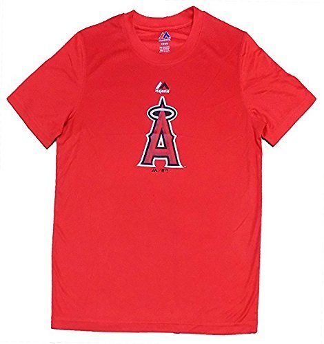 Los Angeles Angels Youth Red Primary Logo Performance T-Shirt