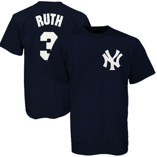 New York Yankees Babe Ruth Youth Navy Name and Number T-shirt