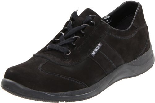 Mephisto Women&#39;s Laser Lace-Up,Black Nubuck,10 M US