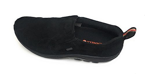 Merrell Men&#39;s Jungle Moc Waterproof Slip-On Shoe,Black