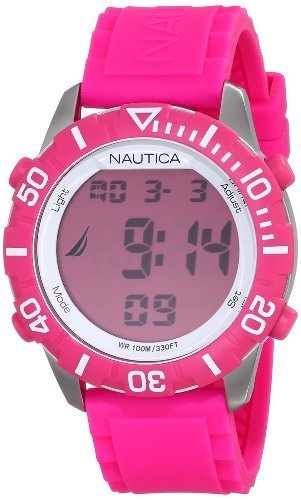 Nautica Unisex N09930G NSR 100 Watch with Pink Band