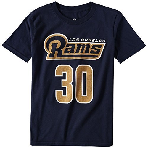 Todd Gurley #30 Los Angeles Rams NFL Youth Mainliner Player T-Shirt (Youth X-Large 18/20)