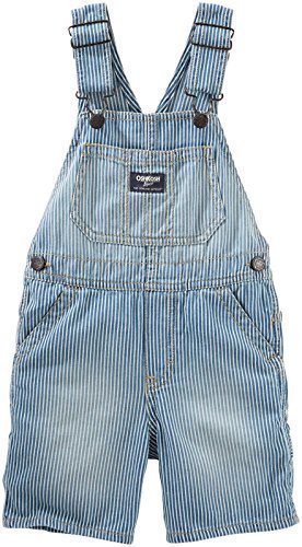 Oshkosh B&#39;gosh Oshkosh B&#39;gosh Baby Boys Shortall 11787110, Denim, 6 Months Baby