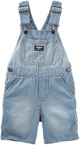 Oshkosh B&#39;gosh Oshkosh B&#39;gosh Baby Boys Shortall 11787110, Denim, 9 Months Baby