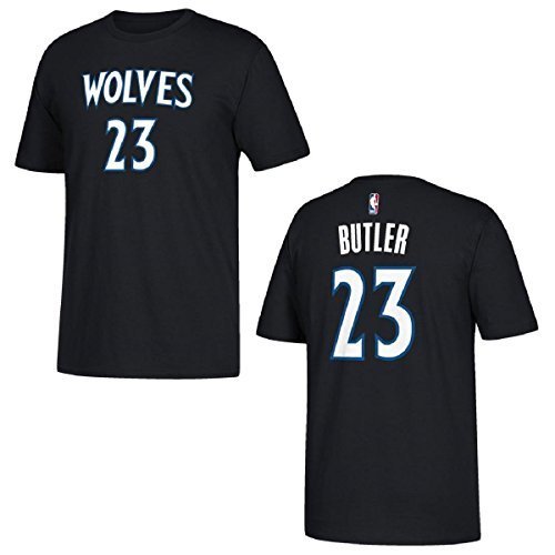 Jimmy Butler Minnesota Timberwolves #23 Blue Name and Number Youth T-Shirt (Large 14/16)