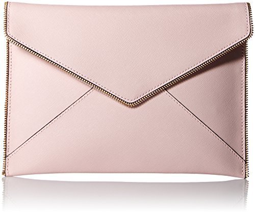 Rebecca Minkoff Leo Envelope Clutch, Baby Pink, One Size