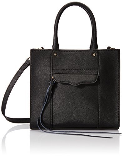 Rebecca Minkoff MAB Tote Mini Cross Body Bag,Black,One Size