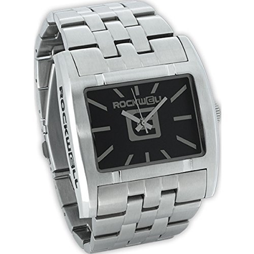 Rockwell Time Unisex AP109 Apostle Stainless Steel Band and Black Watch
