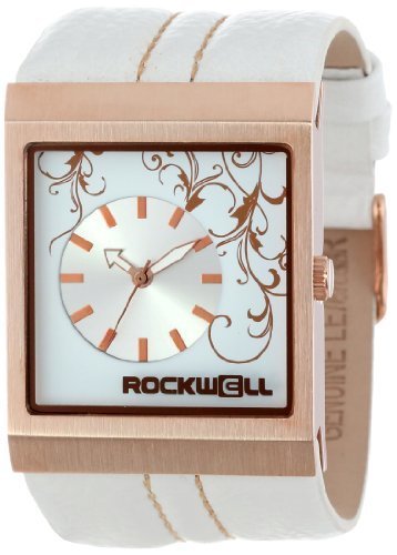 Rockwell Time Unisex MC113 Mercedes Gold Leather and White Watch