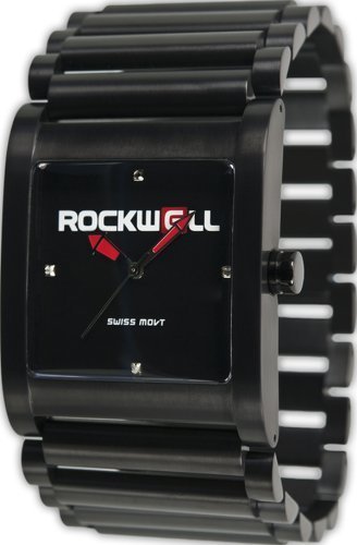 Rockwell Time Unisex RK106 Rook Stainless Steel Phantom Diamonds Watch