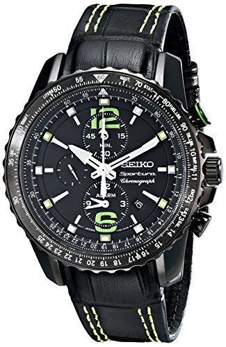 Seiko Men&#39;s SNAE97 Sportura-Aviator Watch