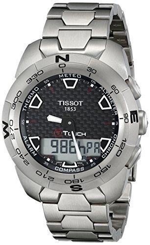 Tissot Men&#39;s T0134204420100 T-Touch Expert Titanium Watch
