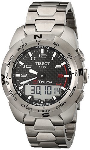 Tissot Men&#39;s T0134204420200 T-Touch Expert Titanium Watch