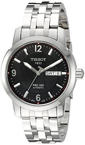Tissot Men&#39;s T0144301105700 PRC 200 Black Dial Watch