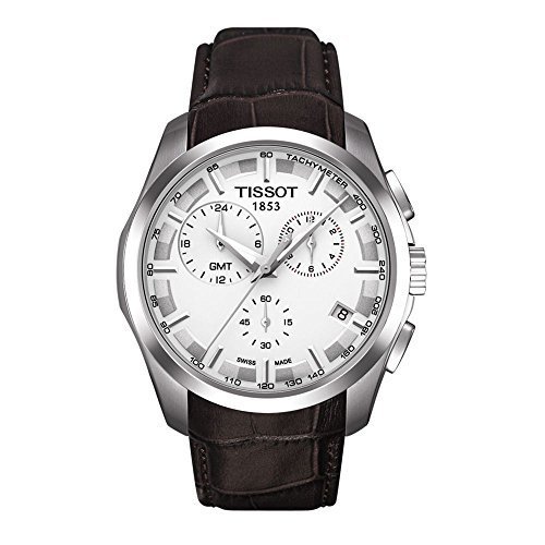 Tissot Couturier GMT White Dial Mens Watch T0354391603100