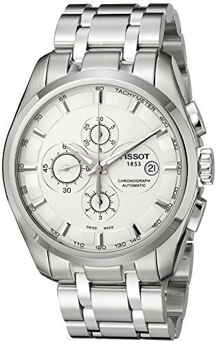 Tissot Men&#39;s T0356271103100 Couturier Analog Display Swiss Automatic Silver Watch