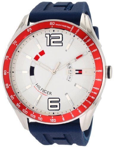 Tommy Hilfiger Men&#39;s 1790800 Sport Blue Silicon Watch